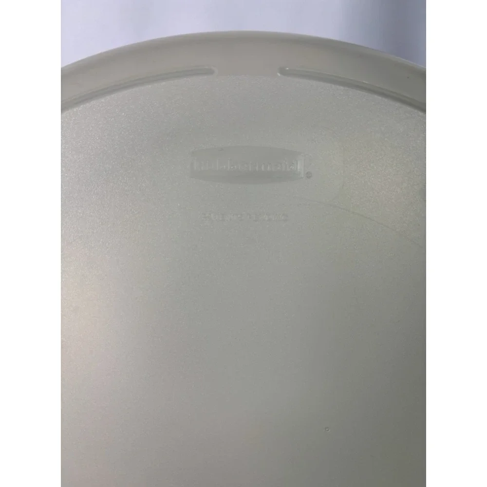 VTG Rubbermaid 1.6 Gallon Round Clear Plastic Food Storage Container 